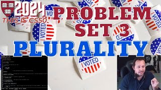 CS50 Plurality  Problem Set 3  Plurality Solution 2024 Beginners Guide [upl. by Nohj]