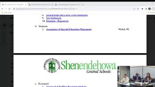 Shenendehowa Board of Education Meeting  January 9 2023 [upl. by Jackson]