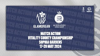 GLAMORGAN V MIDDLESEX  DAY ONE MATCH ACTION [upl. by Wattenberg]