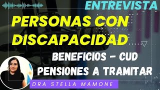 DISCAPACIDAD Beneficios pensiones que pueden tramitar Novedades en el CUD [upl. by Hermine]