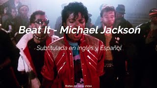 Beat It  Michael Jackson InglésEspañol [upl. by Anelak237]