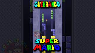 tetris no mario glitch nintendo glitchbug supermario macetes bug trick dica mario funny [upl. by Ydassac113]