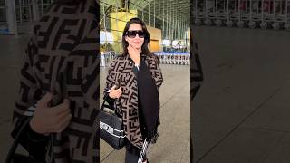 norafatehi spotted at airport😍❤️mumbai bollywood trending shorts viralshort youtubeshorts [upl. by Tekla]