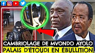 LE PALAIS DÉTOUDI EN ÉBULLITION  CAMBRIOLAGE DE MVONDO AYOLO UN ACTE DE GU£RR£ AU PALAIS DÉTOUDI [upl. by Bayard]