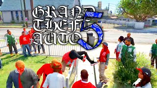 GTA 5 BLOODS VS CRIPS LIFE [upl. by Ardel53]