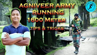 AGNIVEER ARMY RUNNING TIPS  TRICKS AND TIPS  1600 Meters  AYUSH ATHLETICS [upl. by Yeslrahc]