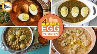 4 Delicious Egg Curries  Recipes By Food Fusion [upl. by Tyne]