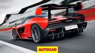 McLaren Senna driven  789bhp hypercar on track at Silverstone  Autocar [upl. by Cromwell]