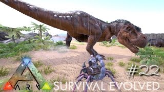 ARK Survival Evolved  SCORPION VS TREX  EASY TAMING   Ep 22 Server Gameplay [upl. by Eiramanel]