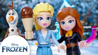 Elsa and Anna’s Frozen Picnic  Pretend Play  Frozen [upl. by Arema363]