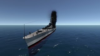 Montana Class Vs The Yamato  Naval Art [upl. by Laurel]