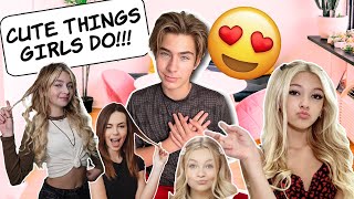 Cute Things Girls Do That Guys Like How to Get a Crush Must Watch Ft Coco Quinn Sicily Sawyer [upl. by Dukey468]