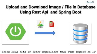 Spring boot  Upload and Download image or file using Rest API and spring boot [upl. by Ibbie484]