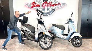 Touring Scooters Vespa 300 GTS vs Piaggio BV 400 Beverly  InDepth Review [upl. by Lail]