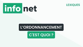 L’ordonnancement définition aide lexique tuto explication [upl. by Stock]