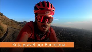 🚵 Ruta gravel rodadora por Barcelona🚵  Fondo gravelero [upl. by Asamot]