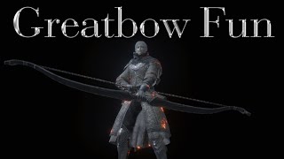 Dark Souls 3 Millwood Greatbow Fun [upl. by Ellekim]