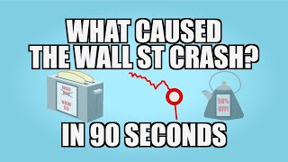 What Caused the Wall St Crash 1929 In 90 Seconds [upl. by Yael]