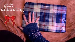 ASMR holiday gift unboxing ft crinkles 🎁 [upl. by Naj]