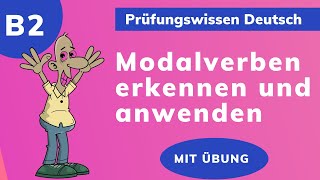 Modalverben ⭐️⭐️⭐️ Erklärung und zwei Übungen B2 [upl. by Lankton103]