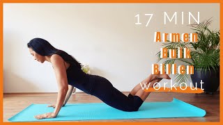 Pilates voor de Armen Buik en Billen 17 MIN  Strongbody [upl. by Arua]