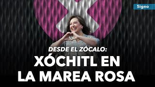 🔴 EN VIVO Xóchitl en la Movilización Nacional de la “Marea Rosa” [upl. by Lukash]