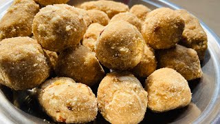 Aate ki Pinni RecipePunjabi Aata Pinni RecipeAata Dry Fruits Ladoo [upl. by Huberty2]