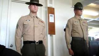 Marine Educators Week Meeting the Drill Instructors [upl. by Eerehc]