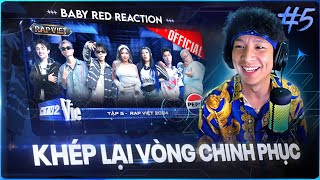 Baby Red Reaction  Rap Việt 2024 tập 5  Khép lại vòng chinh phục [upl. by Arondel]