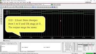 PSpice  Positiveedgetriggered D flipflop [upl. by Farlie]