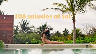 Bienvenida la primavera 🔅 108 saludos al sol  Brenda YOGA [upl. by Soalokcin]