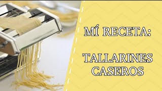 Tallarines Caseros  Mí Receta [upl. by Asillem]