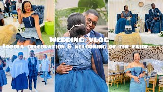 TSWANA TRADITIONAL WEDDING VLOG  WELCOMING OF THE BRIDE  LOBOLA CELEBRATION  SA YOUTUBER [upl. by Artemas]