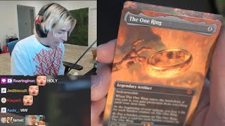 xQc Almost Gets The 2 Million Ring Card [upl. by Ardnalac165]