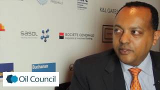 Tewodros Ashenafi South West Energy interview at the 2013 Africa Oil and Gas Assembly [upl. by Joelly39]