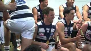 Inner Sanctum  Post 2011 AFL Grand Final win  Geelong Football Club [upl. by Hanej]