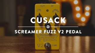 Cusack Screamer Fuzz V2 Pedal  Reverb Demo Video [upl. by Angie]