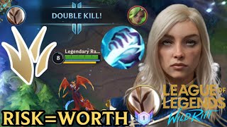 THE FASTEST SCALING ROLE but is it WORTH THE RISK  Kayle Jungle Wild Rift [upl. by Ymirej55]