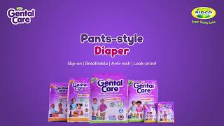 How to use Gental Care Pant diapers [upl. by Aihsein654]