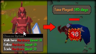 Runescape But I Have ONE LIFE  The 3500 Hour HCIM Journey FULL SERIES [upl. by Neisa61]