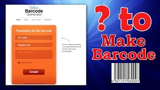 How to Generate Barcode online [upl. by Lraed498]