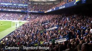 Carefree  Chelsea  Stamford Bridge  vs Blackpool 19th September 2010 [upl. by Jedthus487]