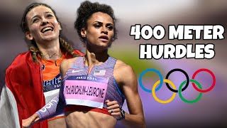 Womens 400m Hurdles Semi Finals Line Up  Sydney McLaughlin  Femke Bol  Paris Olympics [upl. by Louisa]