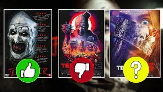 CRITIQUE TRILOGIE TERRIFIER  DISCUSSION TERRIFIER 1 2 et 3 [upl. by Droc]