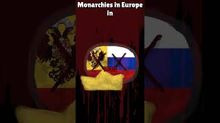 Monarchies in Europe 1914  1930  1950  2024 countryballs [upl. by Richelle445]