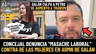 Concejal Heidy Sánchez le CANTÓ LA TABLA a Galán Alcalde quiere SUBIR precio de Transmilenio [upl. by Henig]