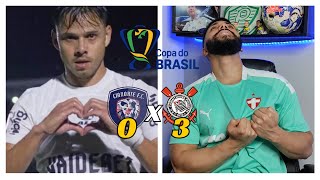 REACT CIANORTE 0X3 CORINTHIANS ROMERO FAZ DOIS GOLS E TIMÃO SE CLASSIFICA [upl. by Hsur]