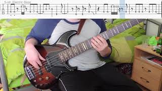 Anderson Paak  Put Me Thru Bass cover TABS  SHEET [upl. by Tireb]