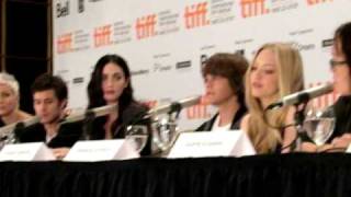 Megan Fox and Amanda Seyfried  Jennifers Body Press Conference  TIFF09 [upl. by Carny104]