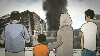 A BEAUTIFUL ANIMATION OF A HARROWING STORY  BBC NEWS [upl. by Fitton819]